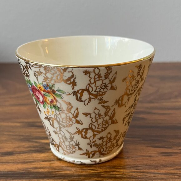 Lord Nelson Ware Ironstone Tea Set 2 Teacups + 2 Saucers 2528 Rose Time - Picture 6 of 15